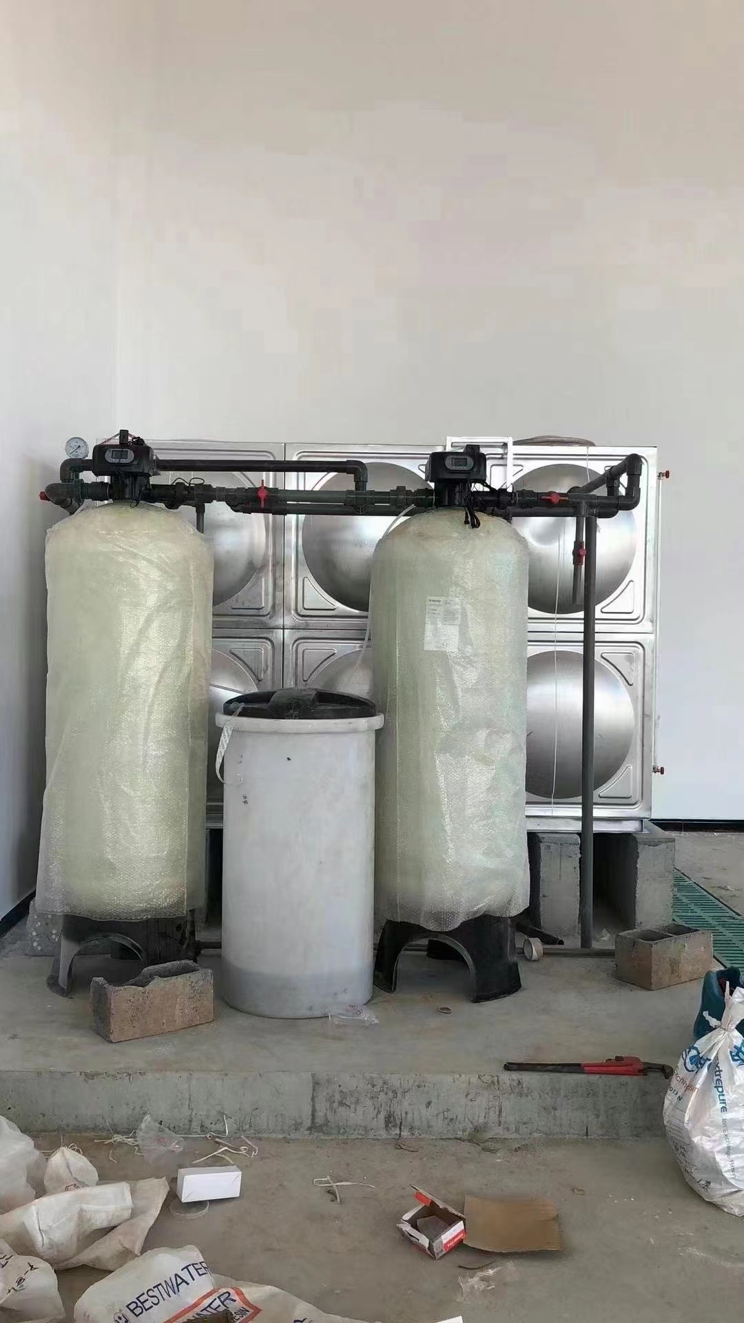 空调机房一用一备软化水设备