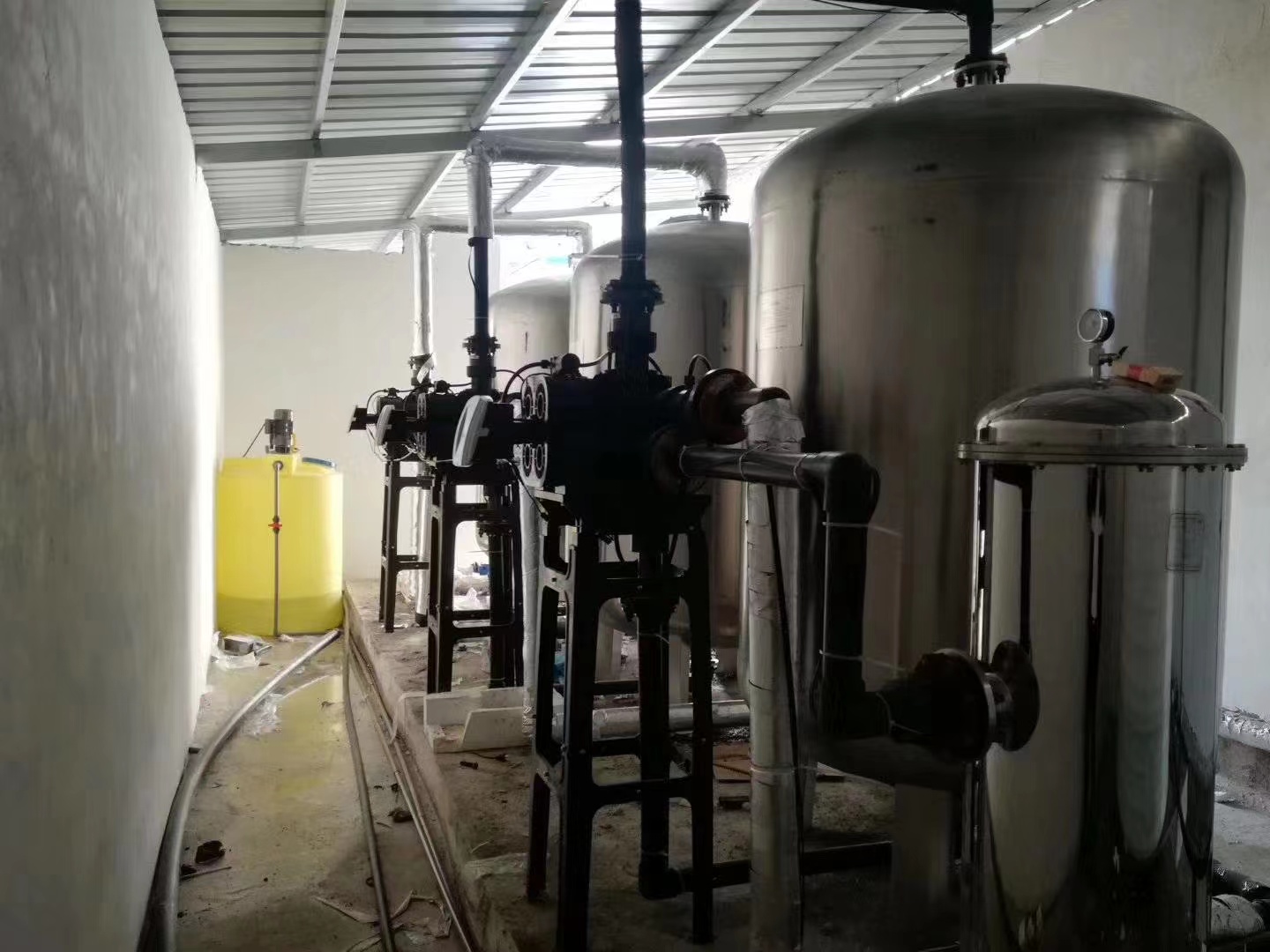 农村水改集中大型过滤设备